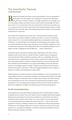 The Asia-Pacific Triennial