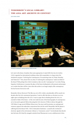 Tomorrow’s Local Library: The Asia Art Archive in Context