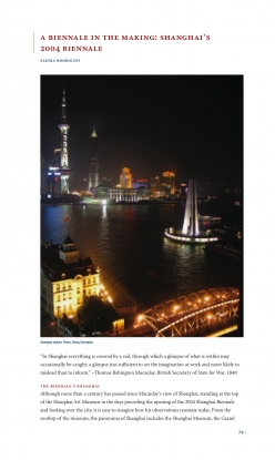 A Biennale in the Making: Shanghai’s 2004 Biennale